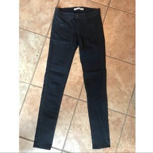 J BRAND WAXED DENIM JEGGINGS